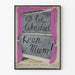 Plakat Vintage Be Like Dad - Keep Mum