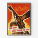 Plakat vintage wojskowy Be Ready - Wojsko musi dokończyć robotę