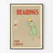 Plakat vintage Bearings - Retro-industrialna dekoracja ścienna