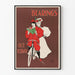 Plakat vintage Bearings Out Today do dekoracji ściennych
