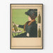 Plakat vintage Beck's Key Beer w stylu secesji