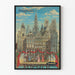 Plakat vintage Belgia Sabena dekoracja ścienna