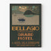 Plakat vintage Bellagio Lago di Como Grand Hôtel dekoracja ścienna