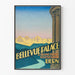 Plakat vintage Bellevue Palace i Grand Hôtel Bernerhof Bern