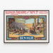 Plakat Vintage Ben-Hur - Wyścig rydwanów w Illinois Theatre Chicago — oprawiony obraz na ścianie