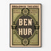 Plakat vintage Ben-Hur autorstwa Lew Wallace dla Teatru Broadway