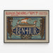 Plakat vintage Ben Hur Teatr Illinois Chicago — oprawiony obraz na ścianie
