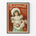 Plakat reklamowy vintage Bergmann & Co Fabryka perfum