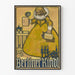 Vintage plakat Berliner Kindl do dekoracji ściennej