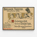 Plakat Teatralny Berliner Theater Moskiewski Teatr Artystyczny 1906 — oprawiony obraz na ścianie