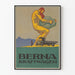 Plakat Vintage Berna Kraftwagen - Dekoracja Ścienna Industrialna