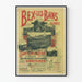 Vintage plakat Bex-les-Bains Szwajcaria - Plakat dekoracyjny pejzaż Alp