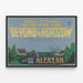 Plakat Vintage Beyond the Horizon - Dekoracja Ścienna Teatr — oprawiony obraz na ścianie
