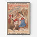Plakat vintage La Infamia du Roi Tzintzicha - Dekoracja ścienna meksykańska