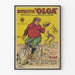 Plakat vintage Rower Olga – Retro dekoracja ścienna rowerowa