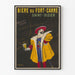 Plakat vintage Piwo z Fort-Carré Saint-Dizier