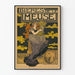 Plakat vintage Piwa z Meuse do dekoracji ściennej