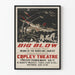 Plakat teatralny dramatyczny Big Blow - Huragan i burza