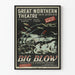 Plakat Vintage Big Blow – Teatr Great Northern