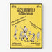 Plakat vintage sport - afisz dekoracji ściennej retro