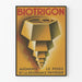 Plakat Vintage Biotrigon - Dekoracja Ścienna Retro Przemysłowa