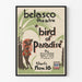 Plakat vintage Bird of Paradise dekoracyjny