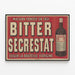 Plakat Vintage Bitter Secrestat - Dom Założony w 1851 roku — oprawiony obraz na ścianie