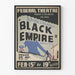Plakat Vintage Teatr Federalny "Czarna Imperium"