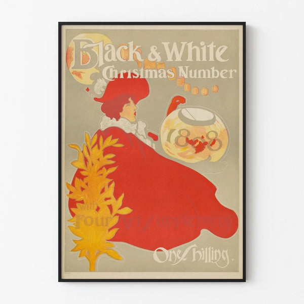 black-white-christmas-number