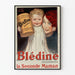 Plakat vintage Blédine Jacquemaire La Seconde Maman do dekoracji ściennych