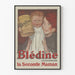 Plakat vintage Blédine Jacquemaire dekoracja ścienna dla dzieci