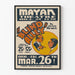 Plakat retro teatr Blind Alley Mayan Theatre