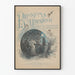 Plakat vintage Blossoms Unfading z romantyczną ilustracją