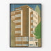 Plakat Vintage Architektura Nowoczesna Blumenhof