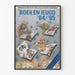 Plakat vintage Boek en Jeugd '84/'85 dekoracja ścienna dla dzieci