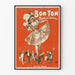 Plakat vintage Bon-Ton Burlesquers dekoracja ścienna