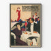 Plakat Vintage Kabaret Bonbonnière Elegancja i Wieczór