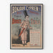 Plakat Vintage Bonjour Cyprien - Dekoracja Ścienna Retro Teatr Scala