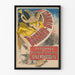 Dekoracyjny plakat Bonard-Bidault z aniołem i trąbką w stylu vintage