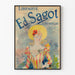 Plakat Vintage Księgarnia Ed. Sagot - Dekoracja Ścienna Retro