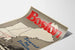 Plakat vintage Boston podróż pociągiem - dekoracja ścienna podróż