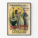 Plakat vintage Crème de Menthe Glaciale Cusenier do dekoracji ścian
