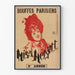 Plakat vintage Bouffes Parisiens Miss Helyett