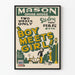 Plakat vintage Boy Meets Girl - Retro dekoracja ścienna