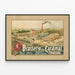 Plakat Vintage Brasserie du Cardinal Fribourg 1837-1905 — oprawiony obraz na ścianie