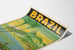 Plakat vintage dekoracja ścienna Brazylia Rio de Janeiro