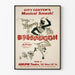 Plakat vintage muzyczny Brigadoon do dekoracji ściennej