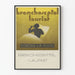 Plakat vintage Bronchoseptol Lauriat na kaszel