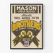 Plakat Vintage Brothers Théâtre Mason Opera House