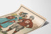 Plakat vintage drużyny Brown w sportowym i eleganckim stroju